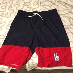 Black and red swimming trunks XL(14-16)